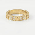 Elegant Round Diamond Gold Band