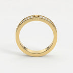 Elegant Round Diamond Gold Band