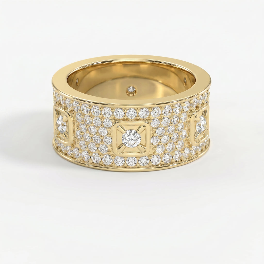 Timeless Round Brilliant Cut Diamond Band