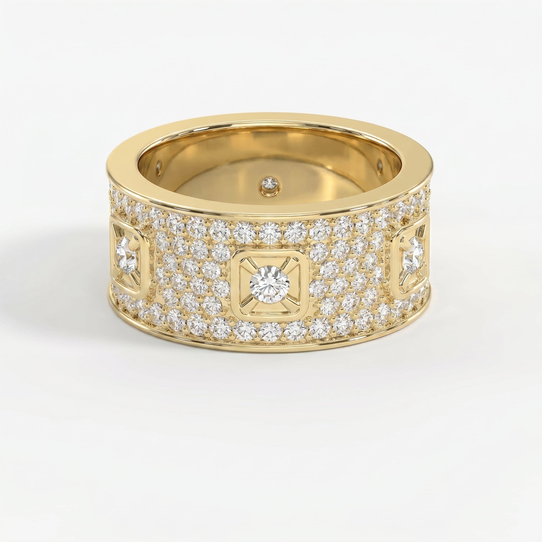 Timeless Round Brilliant Cut Diamond Band