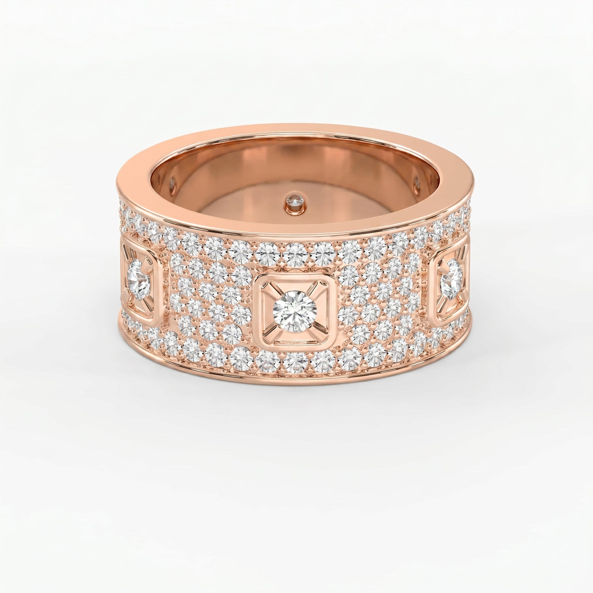 Timeless Round Brilliant Cut Diamond Band