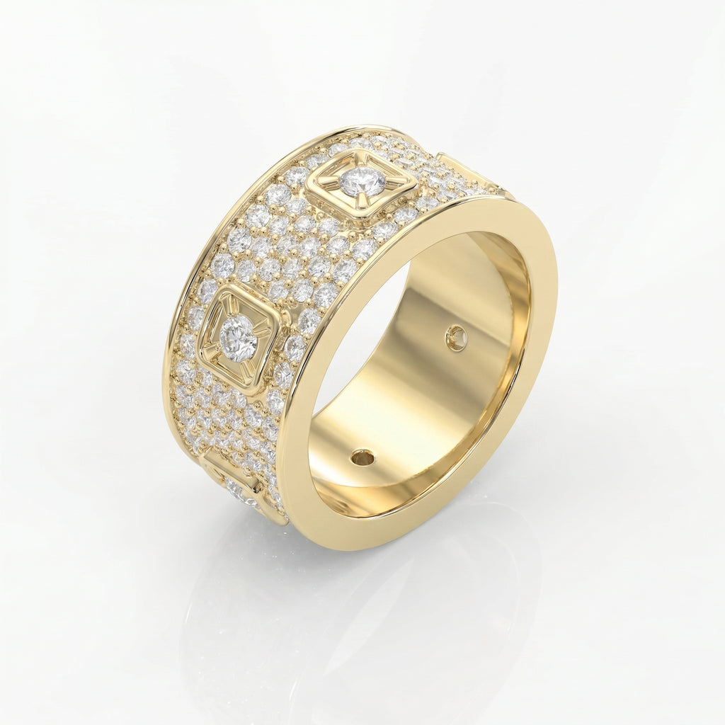 Timeless Round Brilliant Cut Diamond Band