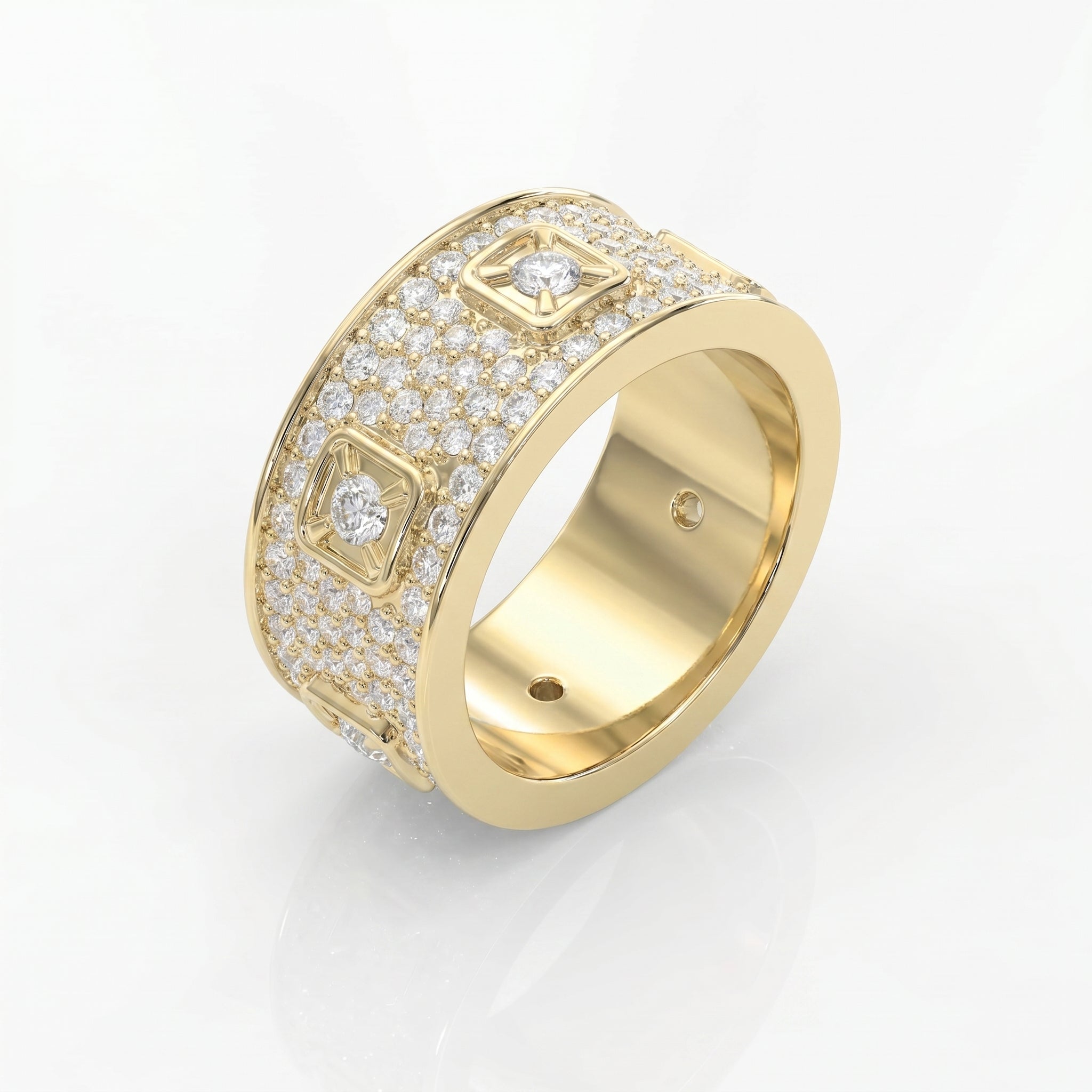 Timeless Round Brilliant Cut Diamond Band