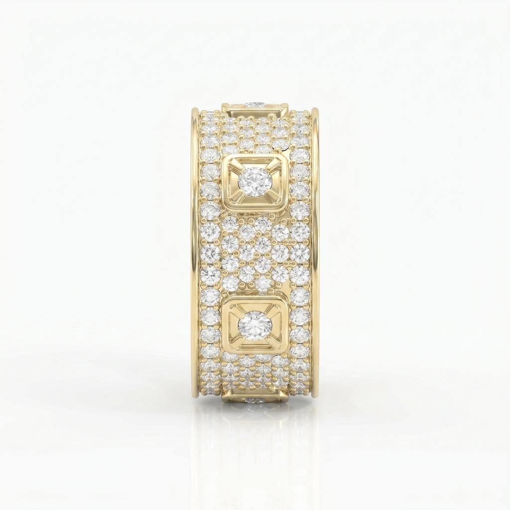 Timeless Round Brilliant Cut Diamond Band