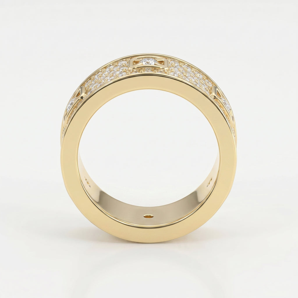 Timeless Round Brilliant Cut Diamond Band