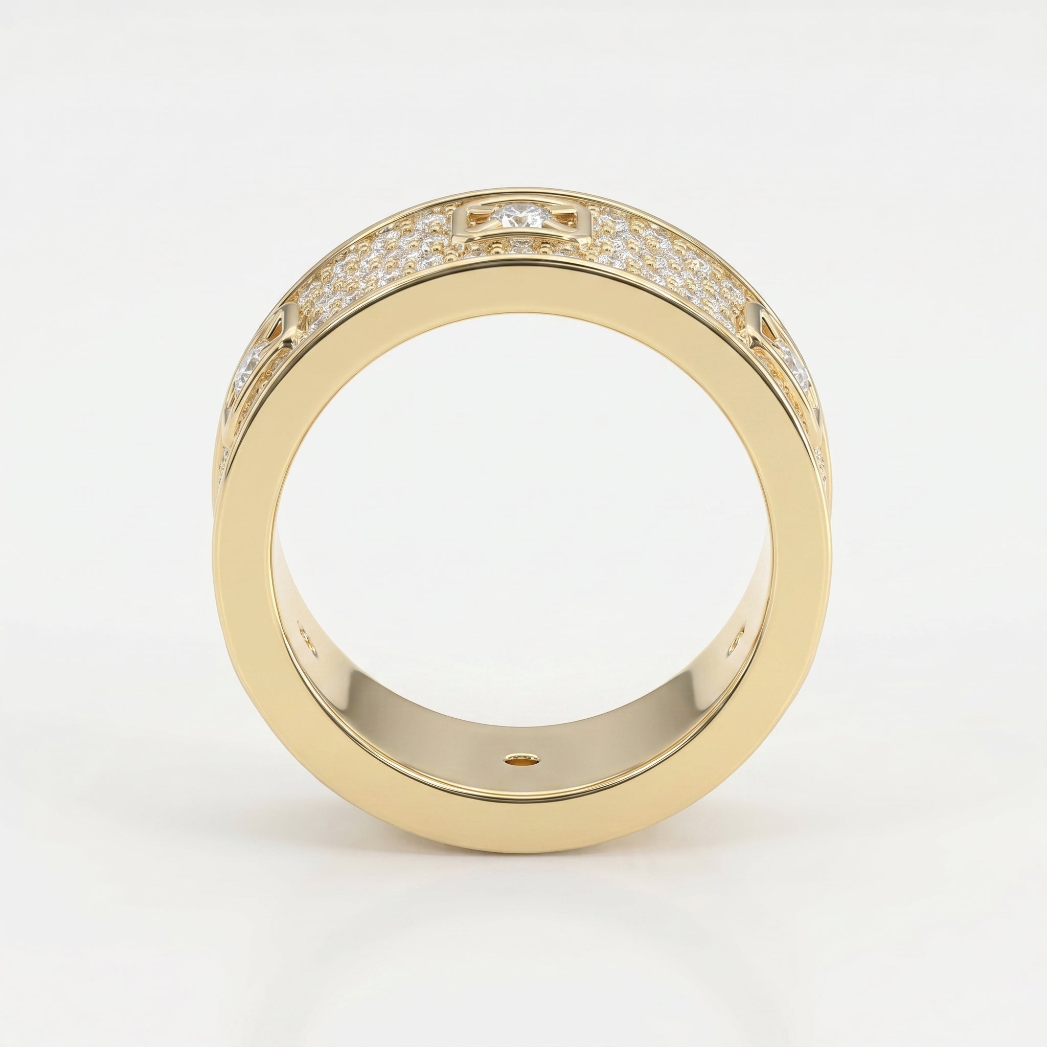 Timeless Round Brilliant Cut Diamond Band