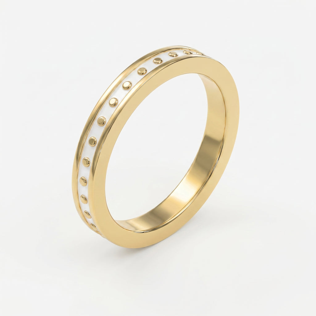 Minimlist Design Wedding Metal Band
