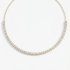 Elegance redefined Round Diamond Tennis Necklace