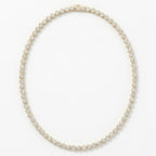 Experience timeless sparkle Round Diamond Tennis Necklace
