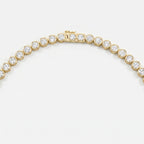 Experience timeless sparkle Round Diamond Tennis Necklace