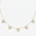 Five Hearts Dazzle Fashion Necklace