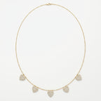 Five Hearts Dazzle Fashion Necklace