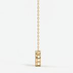 Four Round Brilliant Diamond Clover Design Heritage Necklace