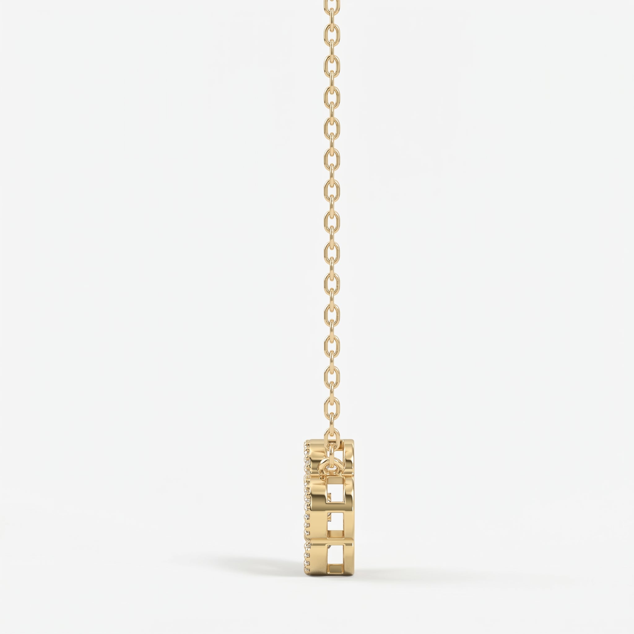 Four Round Brilliant Diamond Clover Design Heritage Necklace