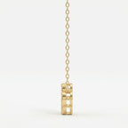 Clover Round Diamond Heritage Design Necklace 