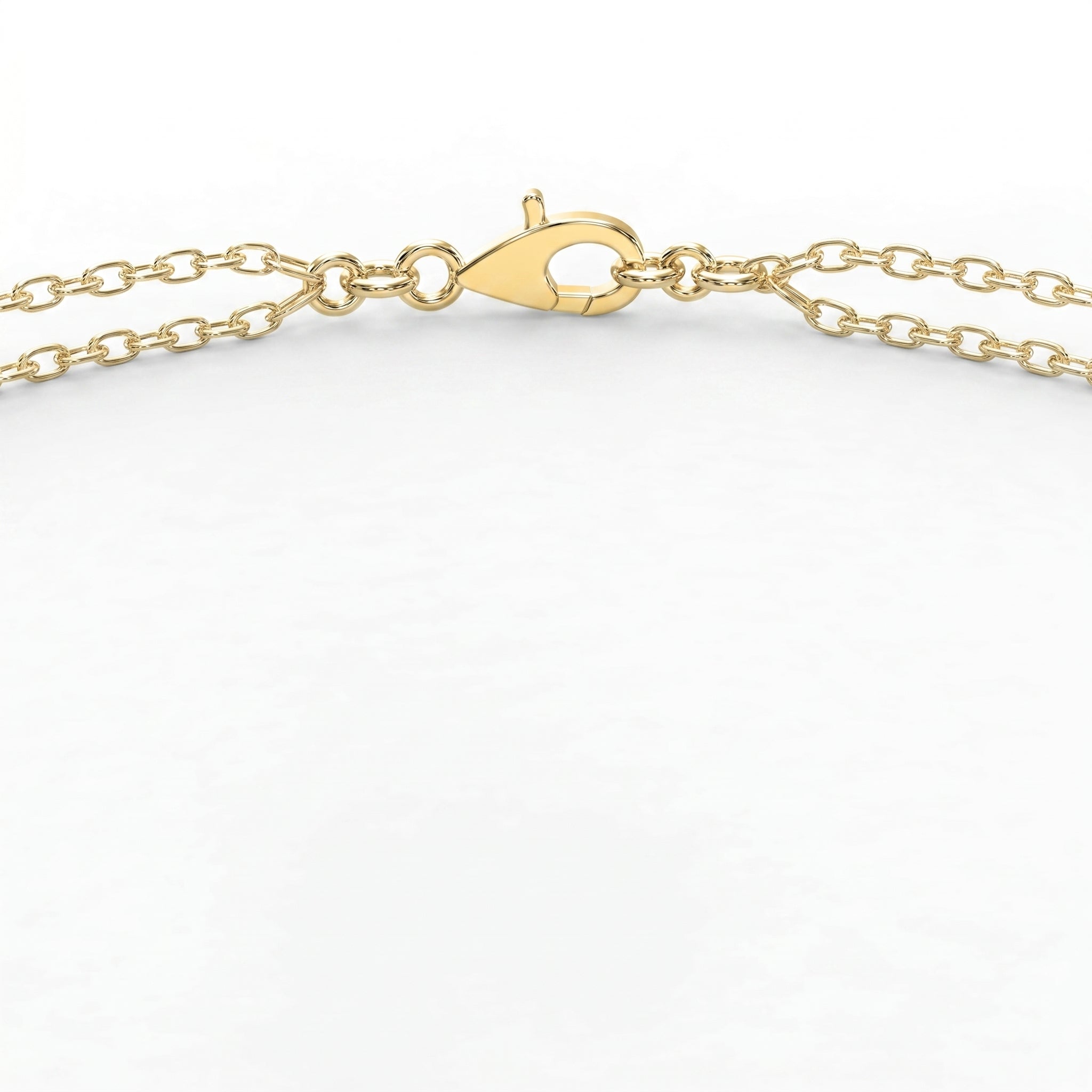 Emerald Diamond Halo Chain Bracelet