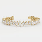 Luxury Multi Shape Diamond Fashion Bracelet