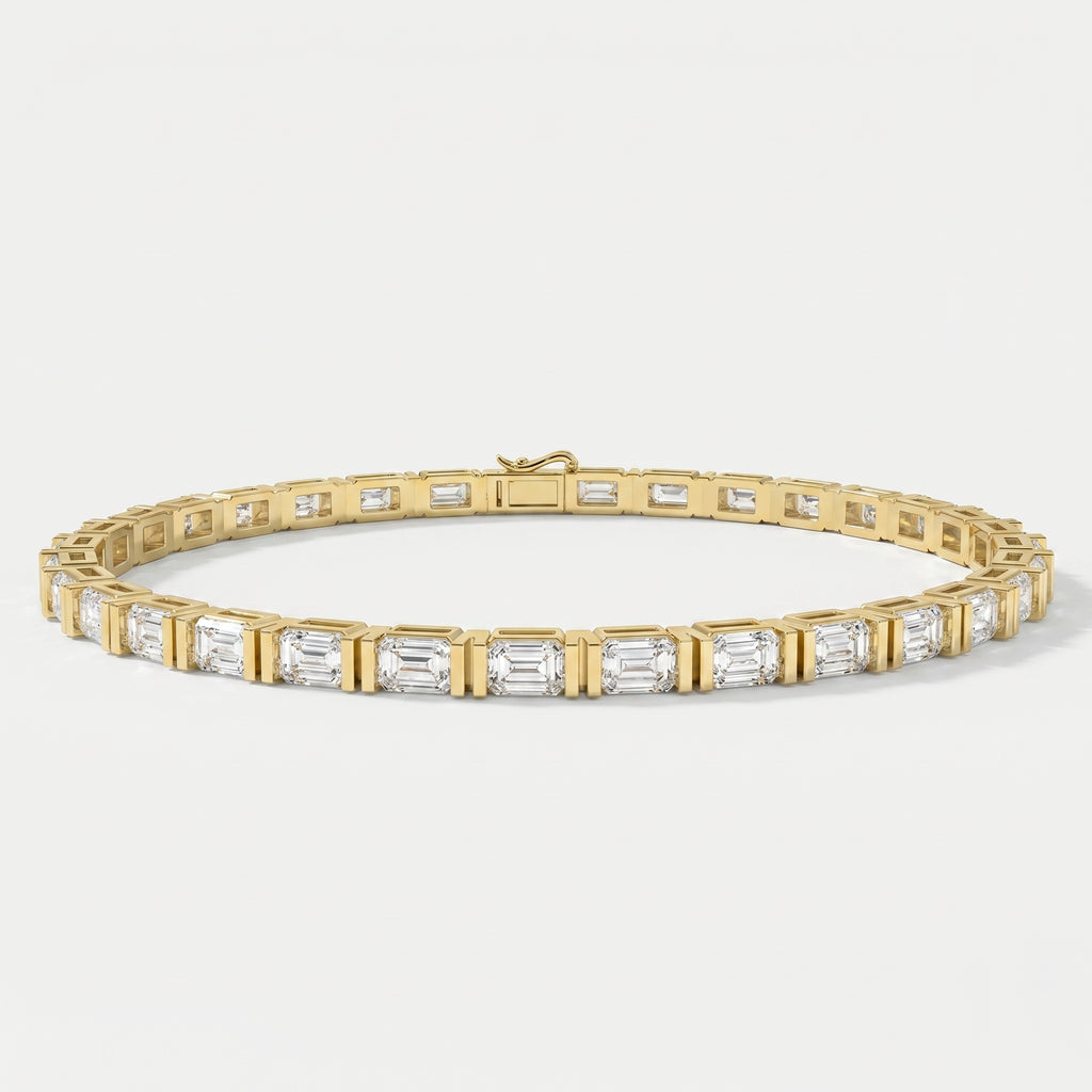 Luxury Emerald Diamond Fashion Bracelet