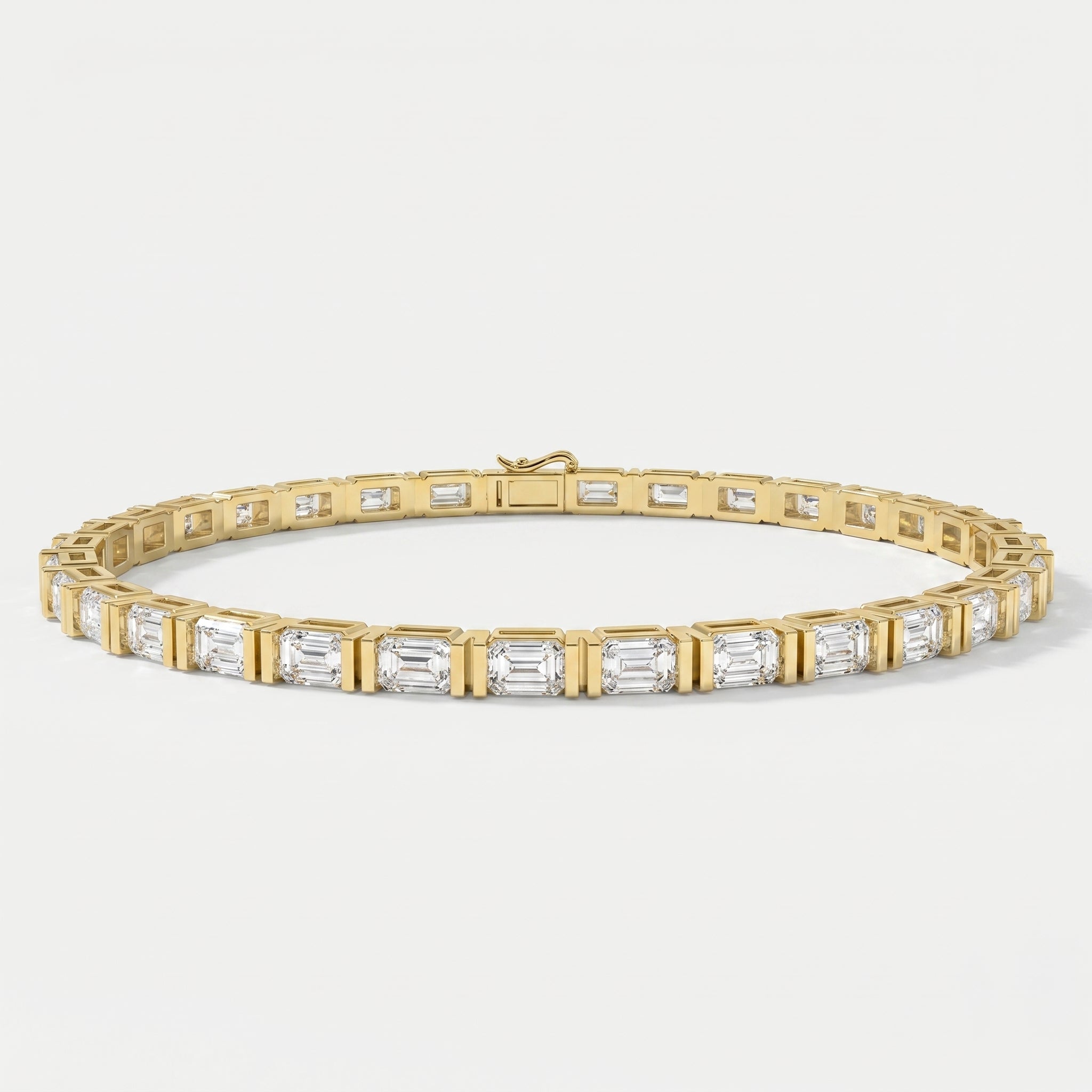 Luxury Emerald Diamond Fashion Bracelet