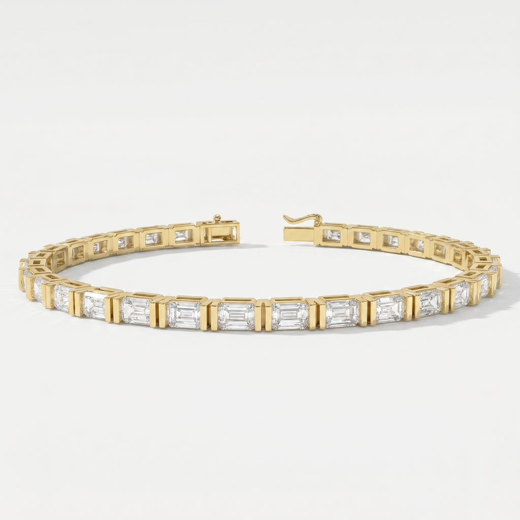 Luxury Emerald Diamond Fashion Bracelet