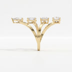 Forward Stackable 4 Stone Design Fashion ring