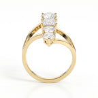 Forward Stackable 4 Stone Design Fashion ring