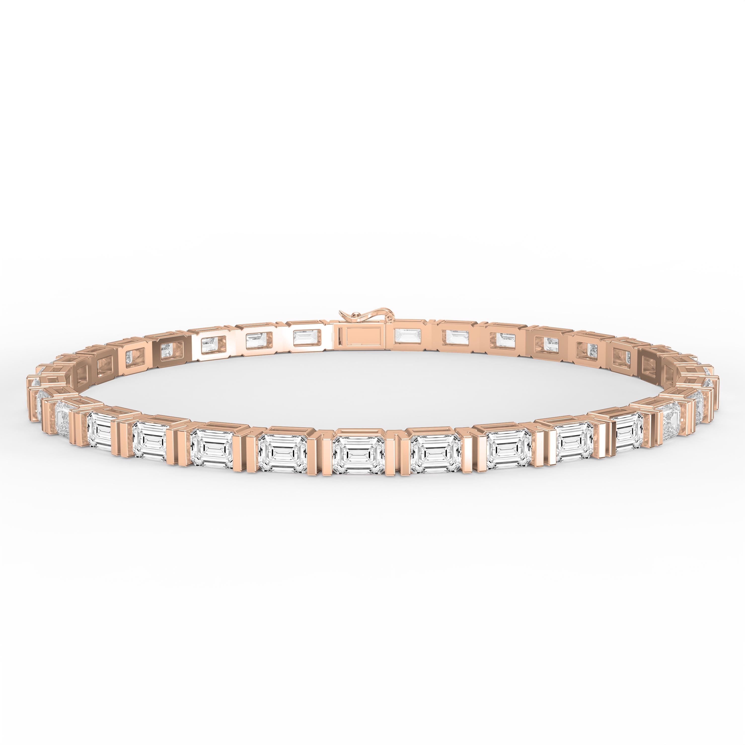 Luxury Emerald Diamond Fashion Bracelet