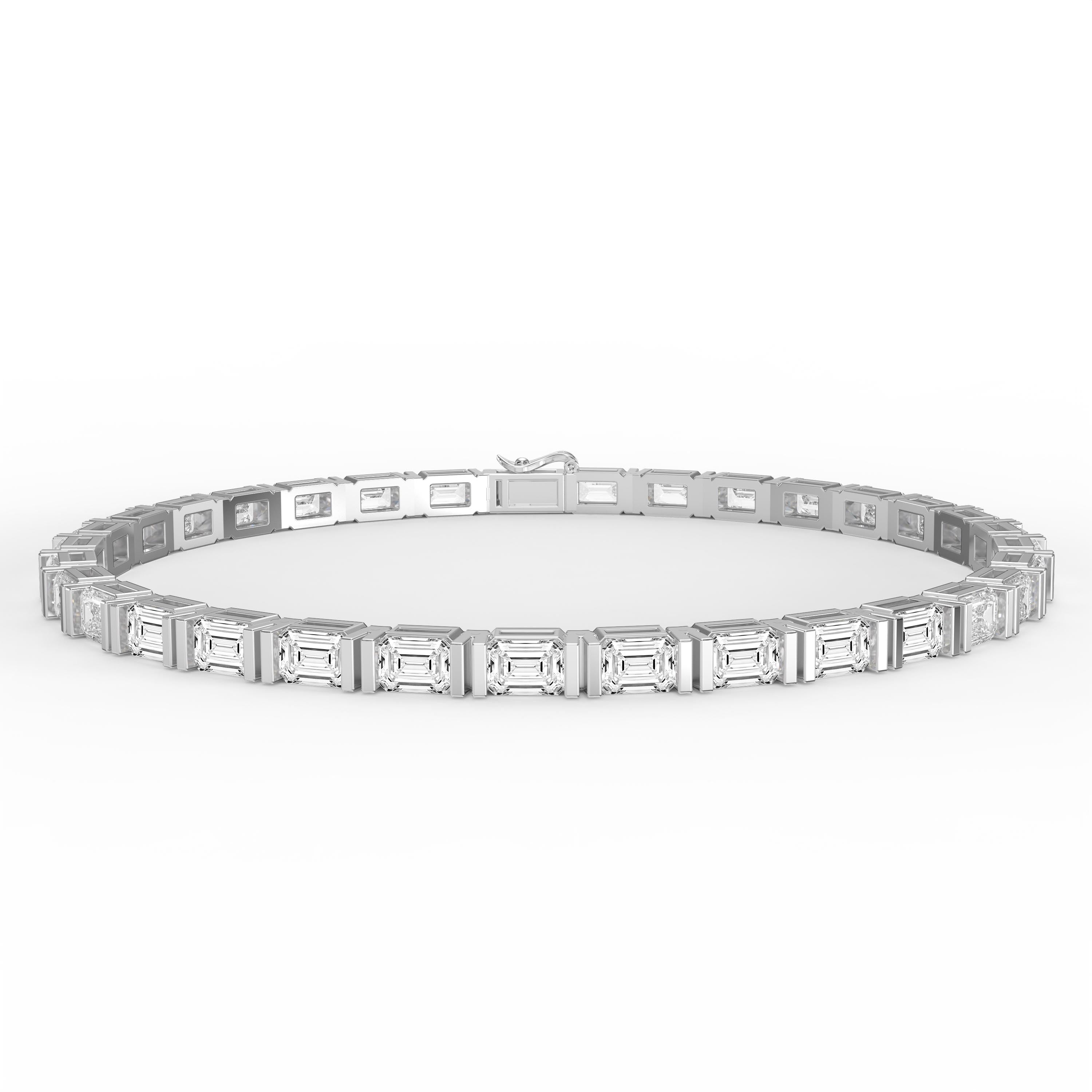 Luxury Emerald Diamond Fashion Bracelet