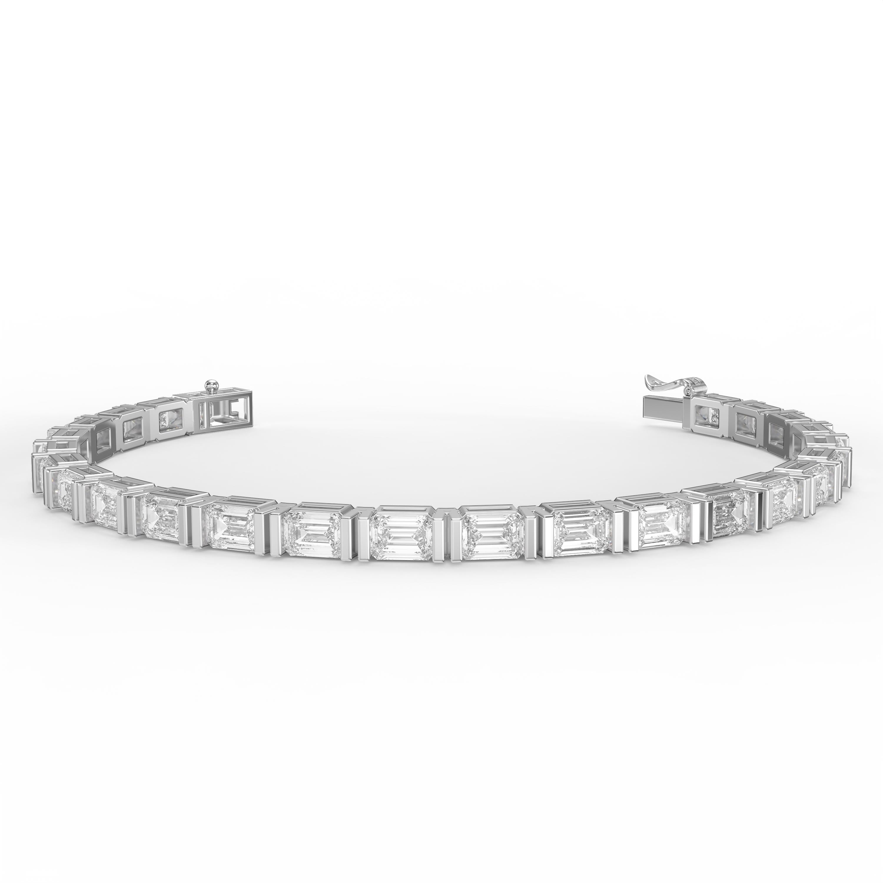 Luxury Emerald Diamond Fashion Bracelet