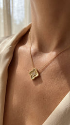 Round Diamond Celeste Floral Diamond Fashion Necklace 