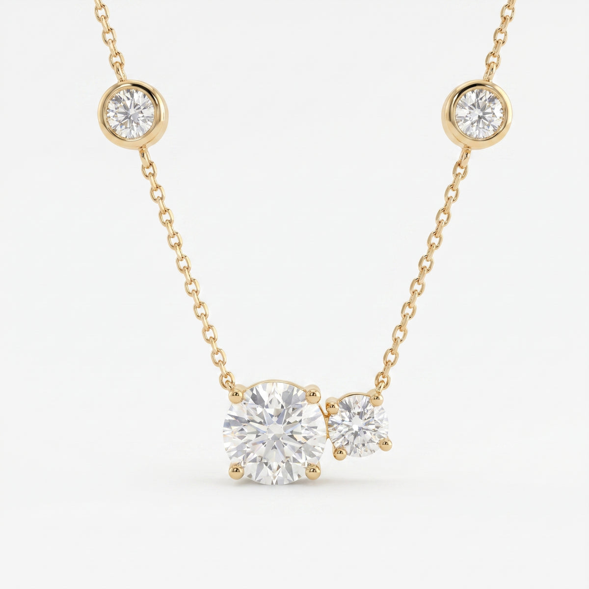 Round Diamond Minimalist Luxury Pendant