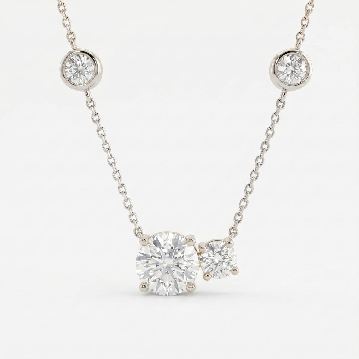 Round Diamond Minimalist Luxury Pendant