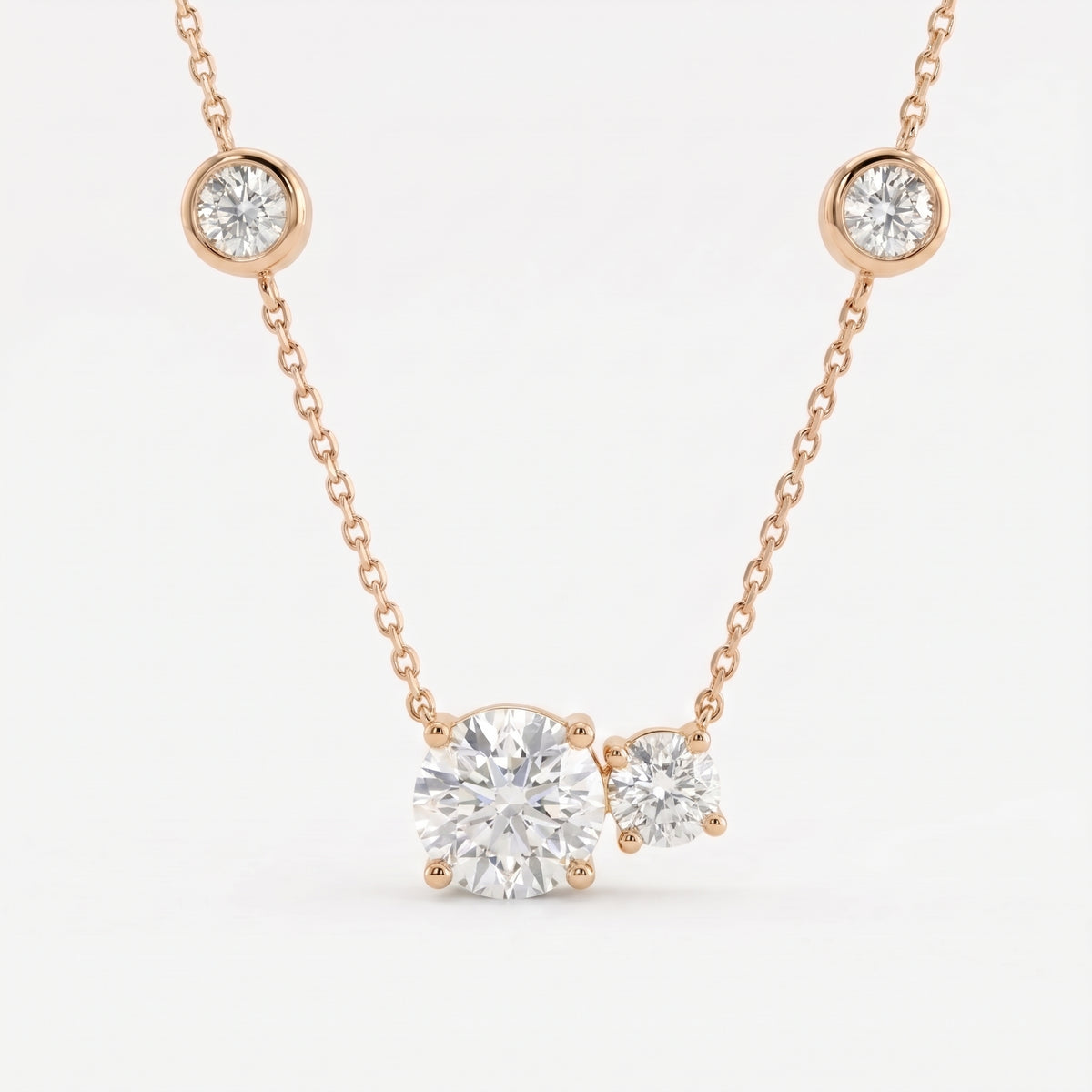 Round Diamond Minimalist Luxury Pendant
