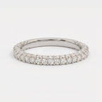 Round Brilliant Lab Diamond Wedding Band Eternity Ring