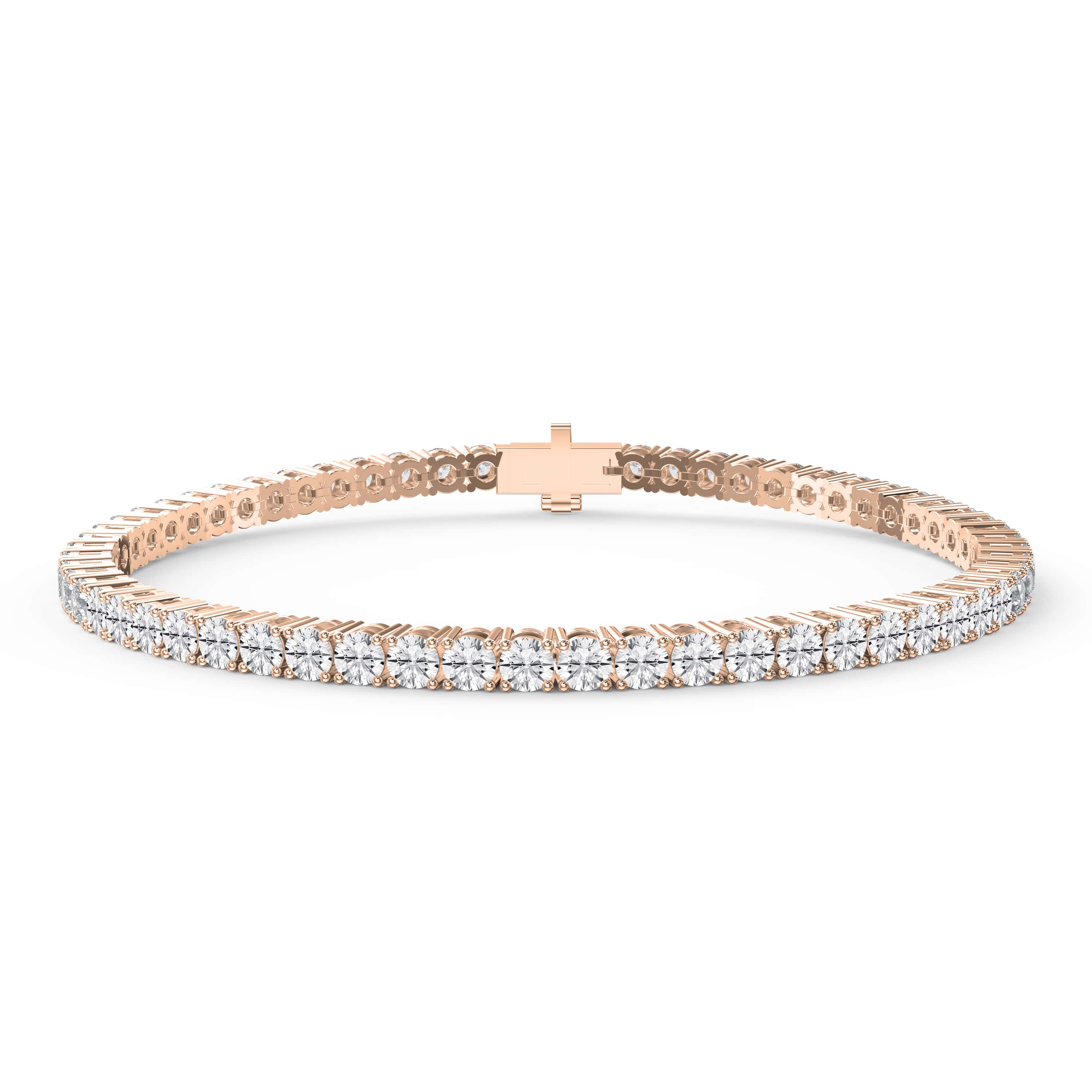 Round Diamond Tennis Bracelet