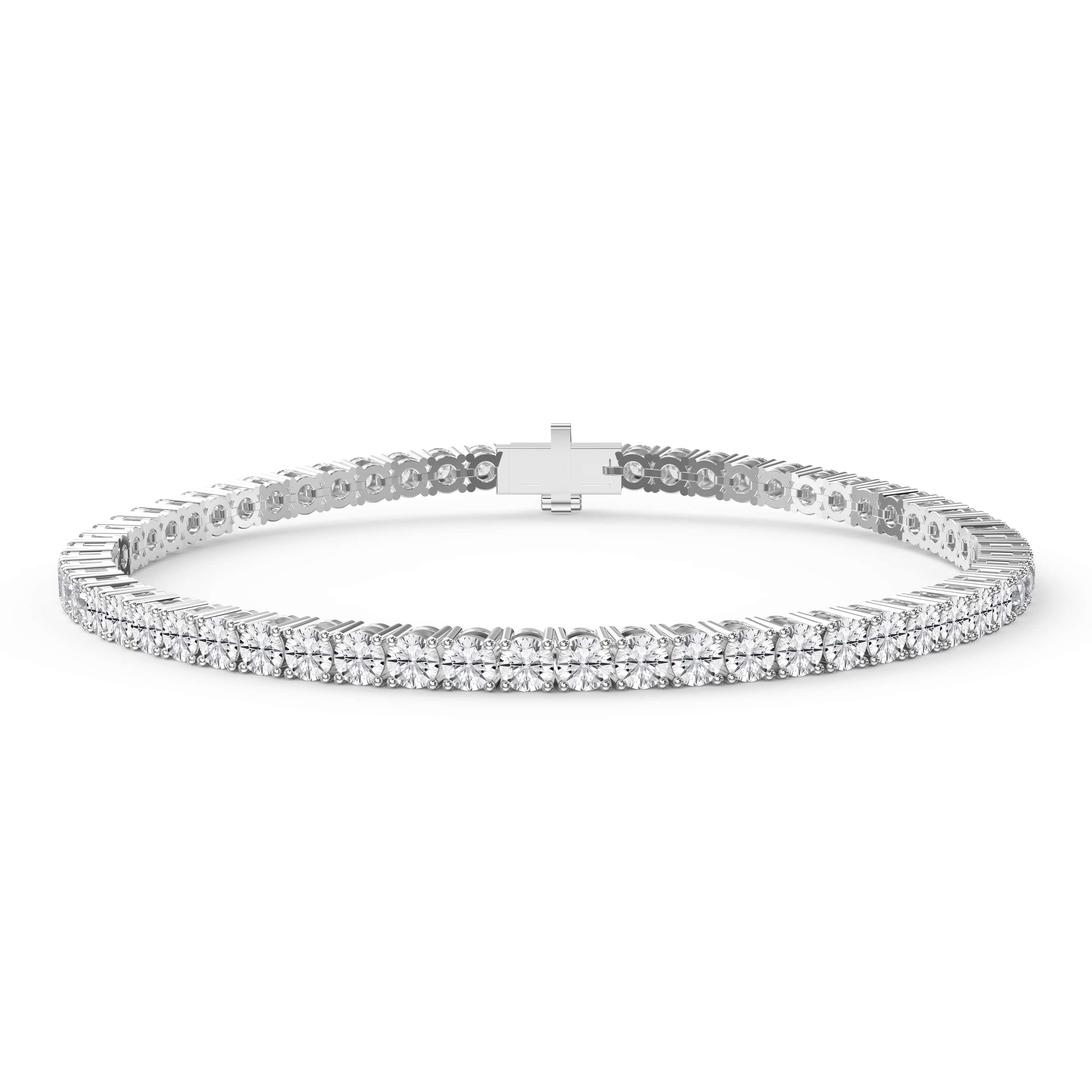 Round Diamond Tennis Bracelet