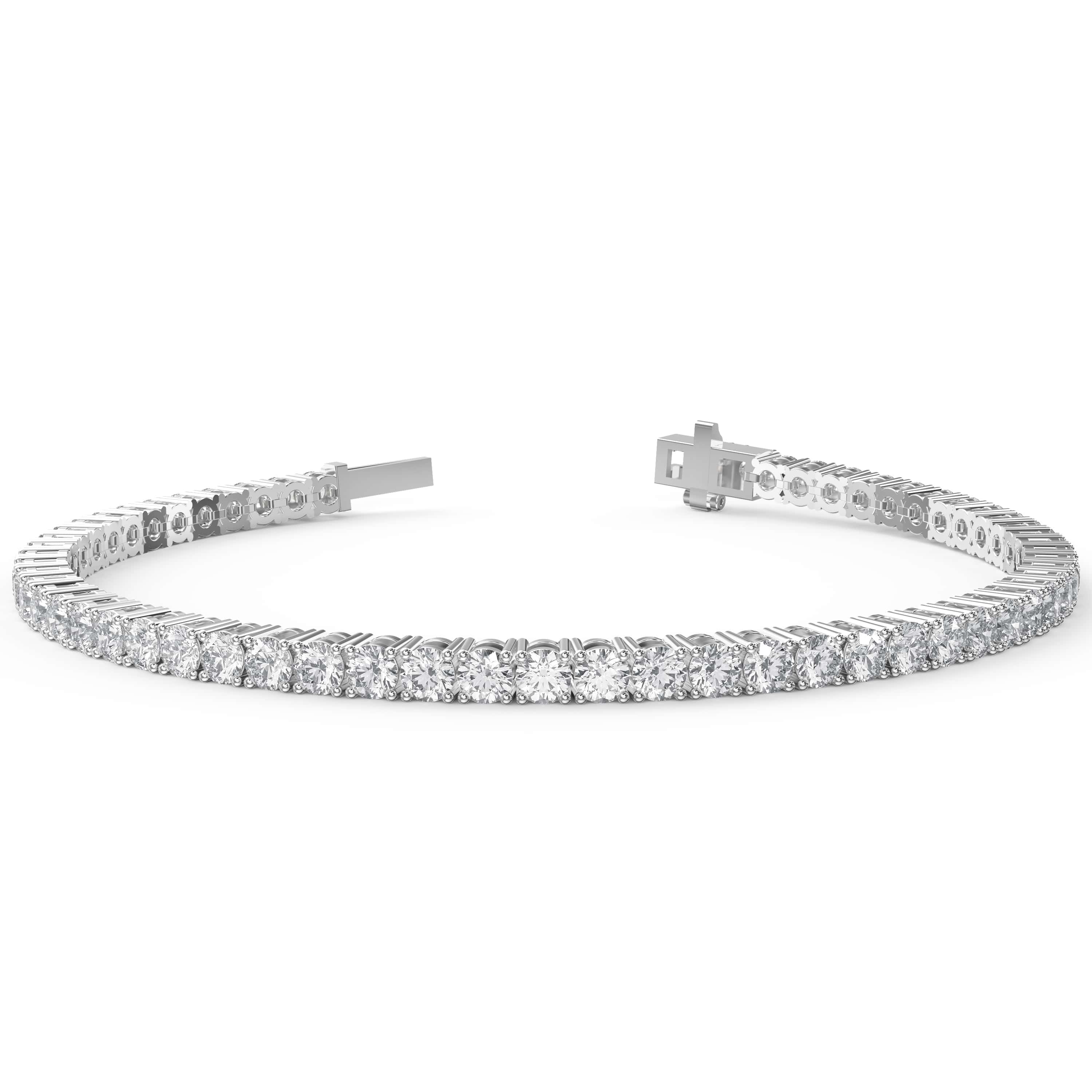 Round Diamond Tennis Bracelet