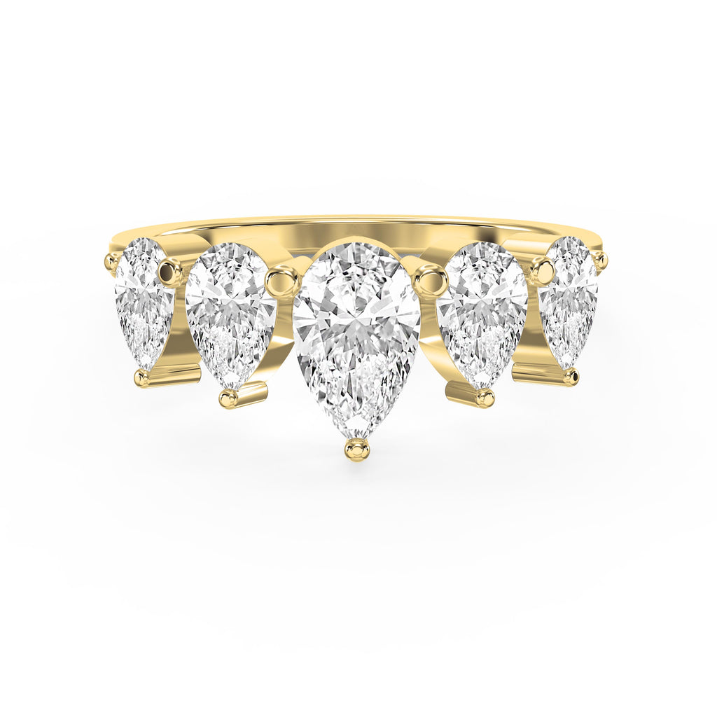 Eternal Glow Pear Cut Diamond Ring