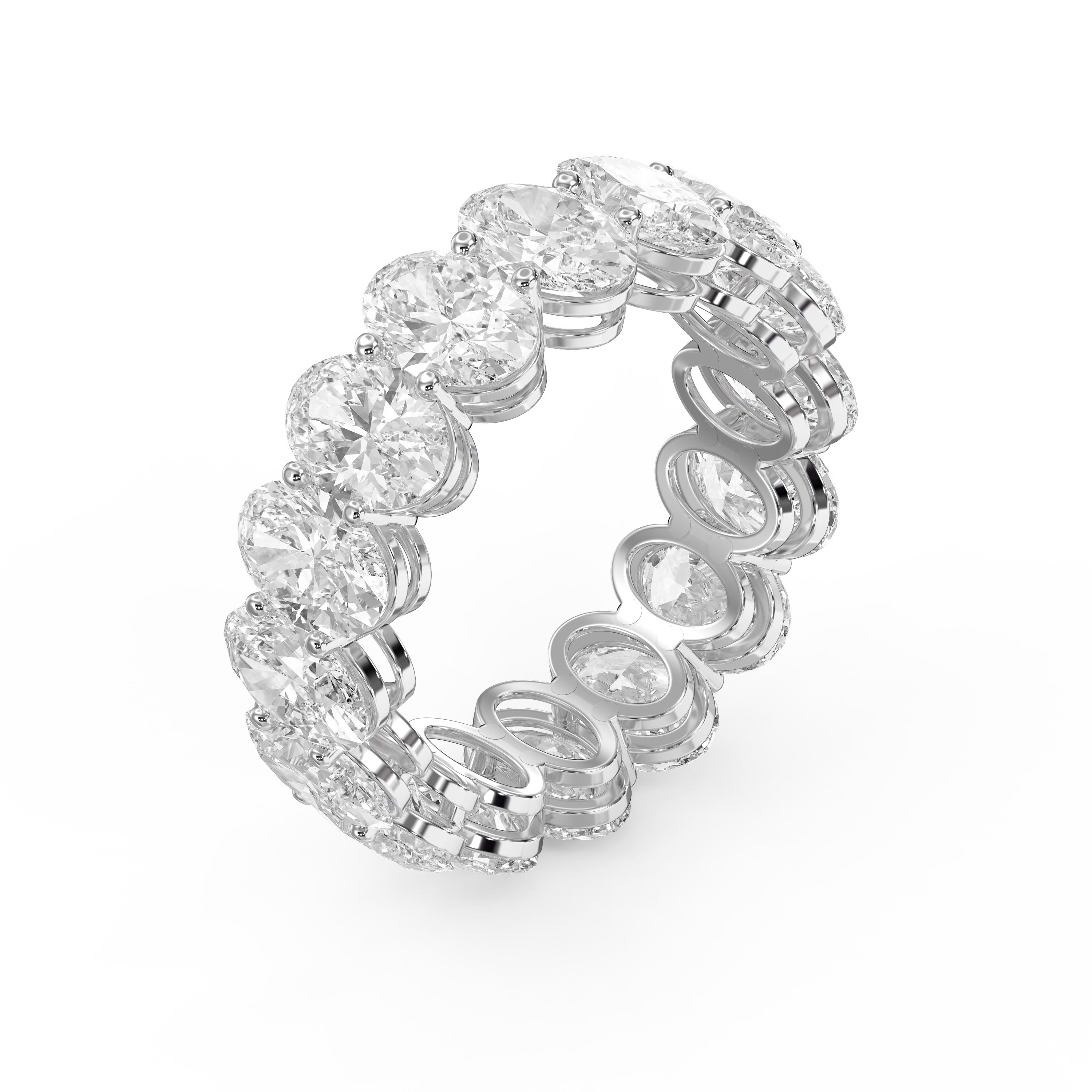 Diamond ring with a white background