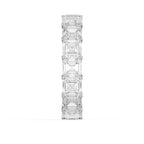 Asscher Cut Diamond Full Circle Ring