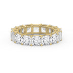 Asscher Cut Diamond Full Circle Ring