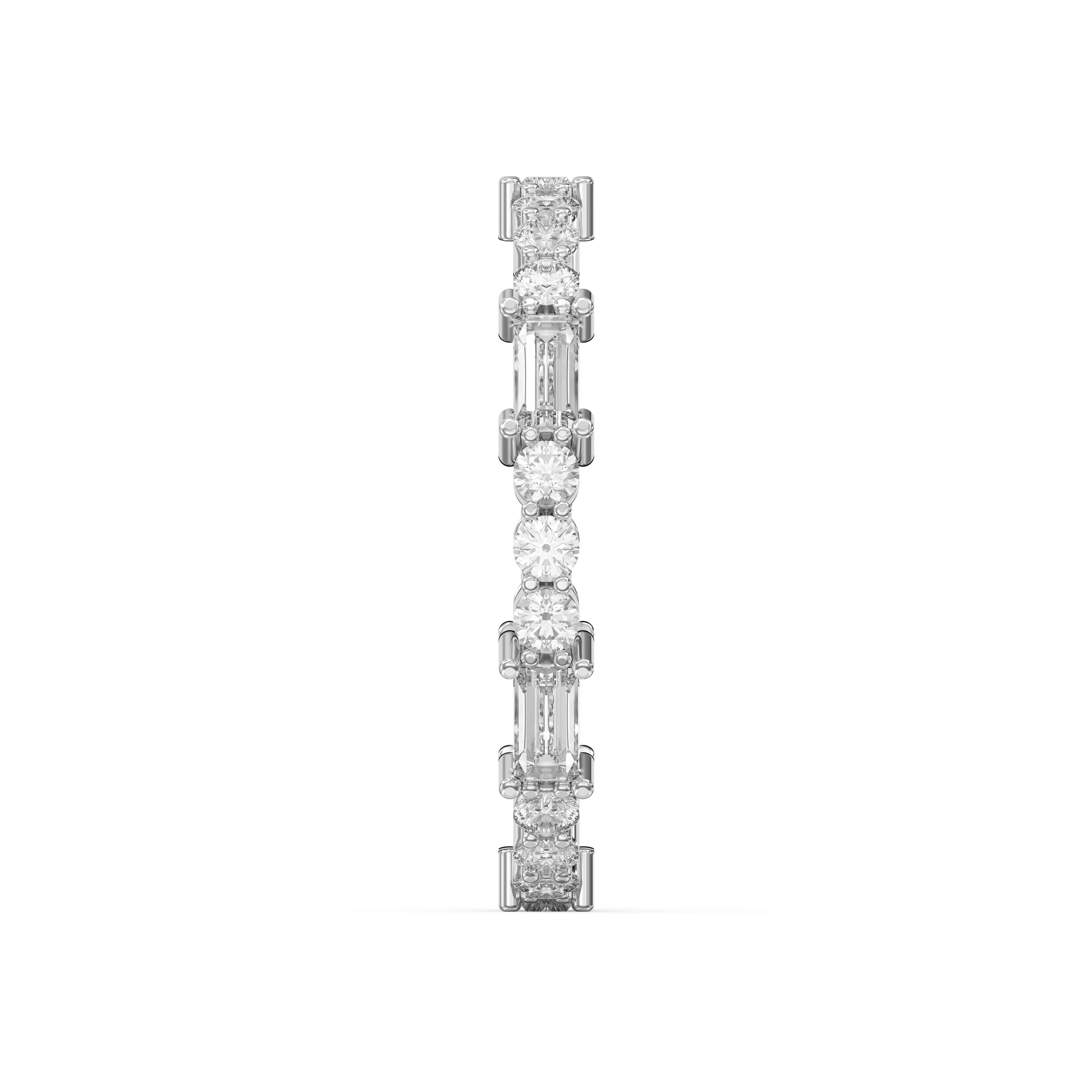 Eternal Geometry Mix Cut Diamond Ring