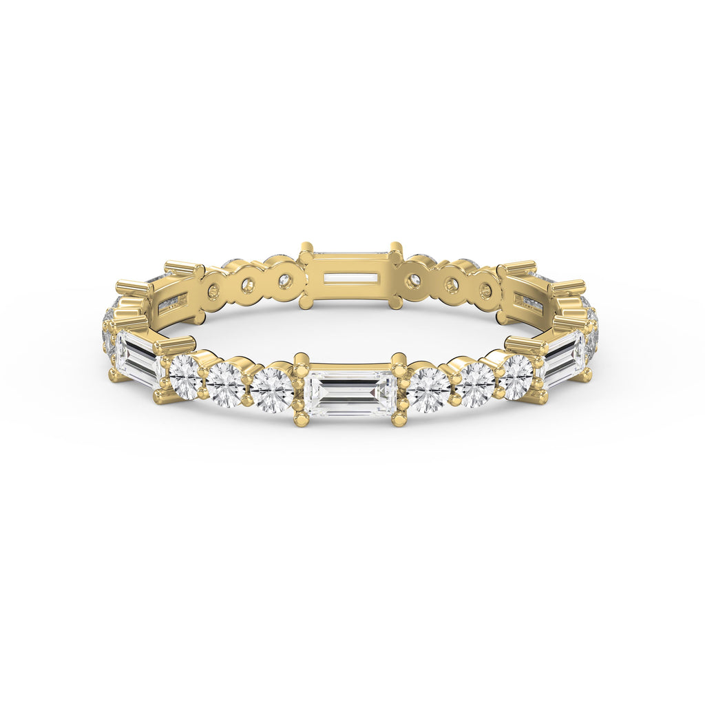 Eternal Geometry Mix Cut Diamond Ring