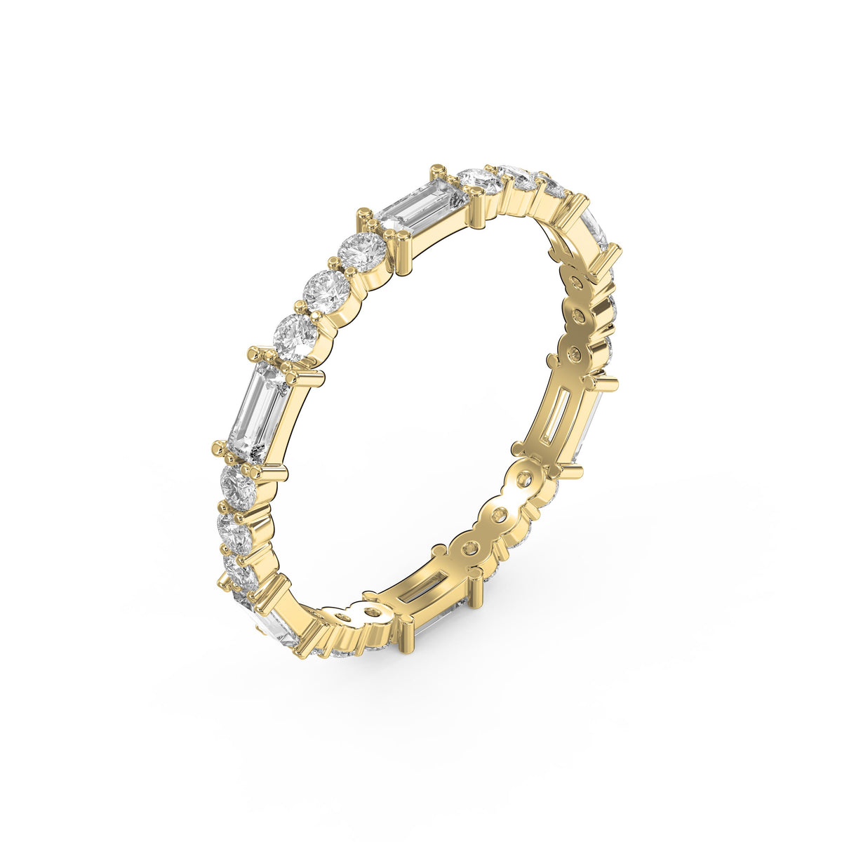 Eternal Geometry Mix Cut Diamond Ring