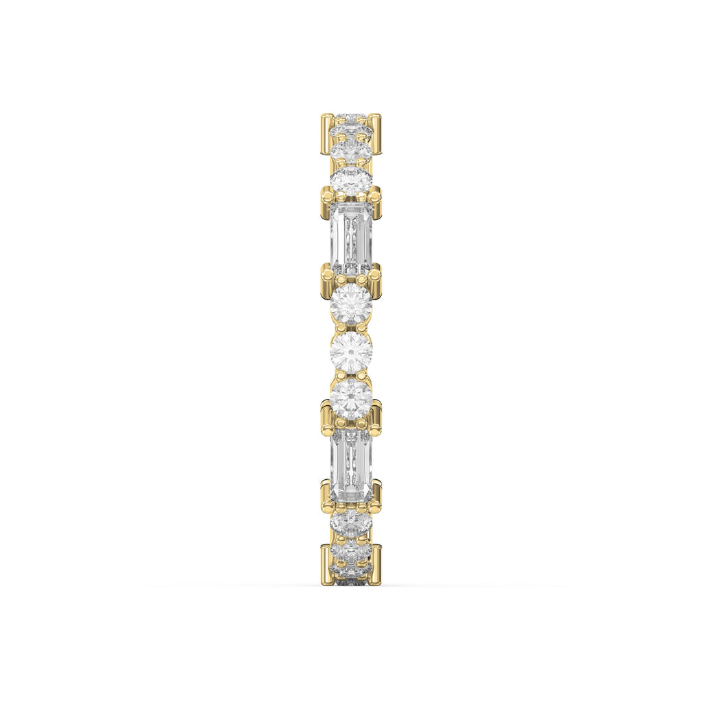 Eternal Geometry Mix Cut Diamond Ring