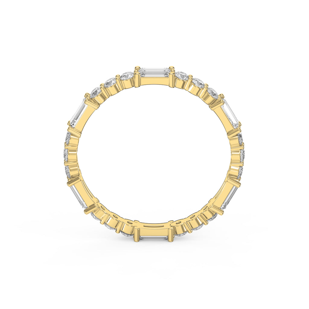 Eternal Geometry Mix Cut Diamond Ring