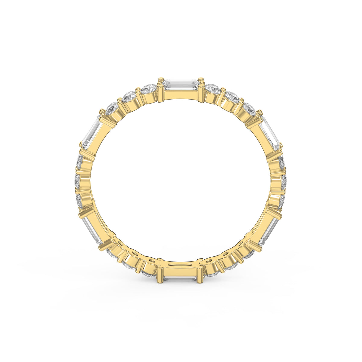 Eternal Geometry Mix Cut Diamond Ring
