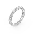 Luxury Oval Cut Diamond Eternity Band