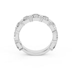 Trillion Cut Diamond In Criss Cross Setting