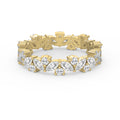 Cluster Design Round & Marquise Diamond Ring